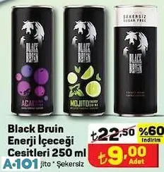 BLACK BRUİN ENERJİ İÇECEĞİ 250ML BLACK BRUİN ENERJİ İÇECEĞİ 250ML